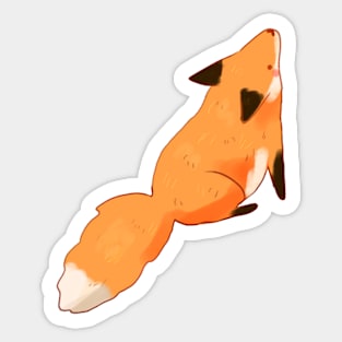 Cute fox art Sticker